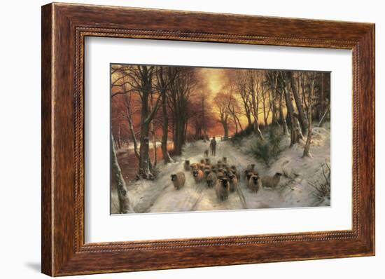 Through the Calm and Frosty Air-Joseph Farquharson-Framed Giclee Print