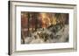 Through the Calm and Frosty Air-Joseph Farquharson-Framed Giclee Print