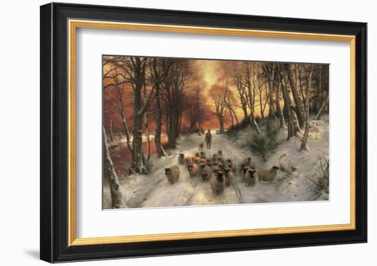 Through the Calm and Frosty Air-Joseph Farquharson-Framed Giclee Print