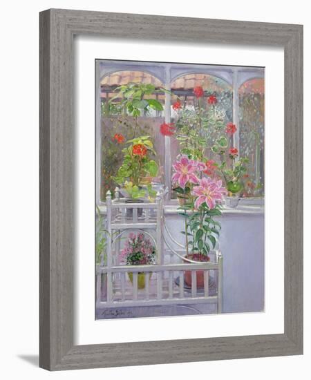 Through the Conservatory Window, 1992-Timothy Easton-Framed Giclee Print