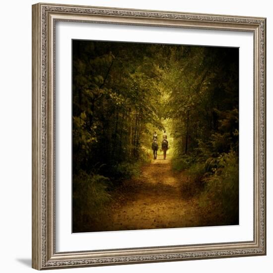 Through the Forst-Peter Polter-Framed Photographic Print