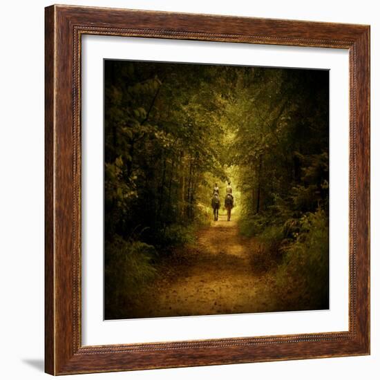 Through the Forst-Peter Polter-Framed Photographic Print