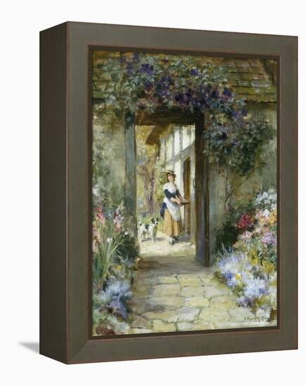 Through the Garden Door-George Sheridan Knowles-Framed Premier Image Canvas