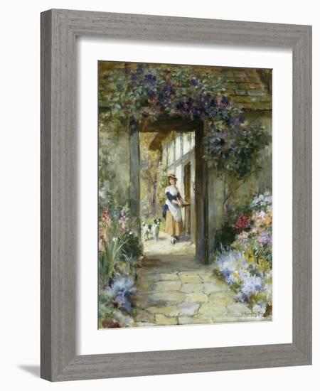 Through the Garden Door-George Sheridan Knowles-Framed Giclee Print