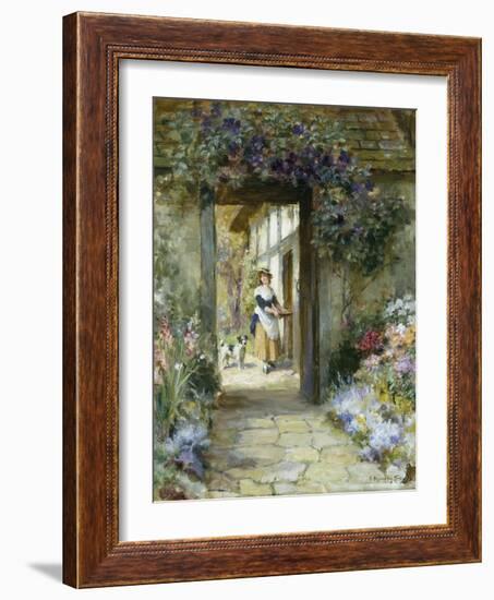 Through the Garden Door-George Sheridan Knowles-Framed Giclee Print