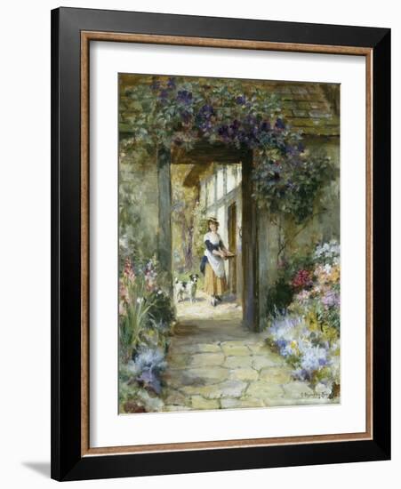 Through the Garden Door-George Sheridan Knowles-Framed Giclee Print