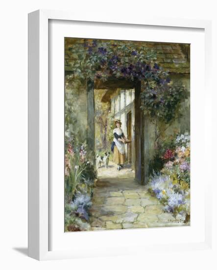 Through the Garden Door-George Sheridan Knowles-Framed Giclee Print