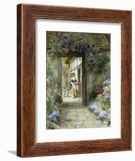 Through the Garden Door-George Sheridan Knowles-Framed Giclee Print