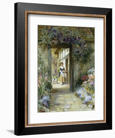 Through the Garden Door-George Sheridan Knowles-Framed Giclee Print