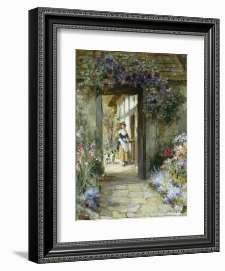 Through the Garden Door-George Sheridan Knowles-Framed Giclee Print