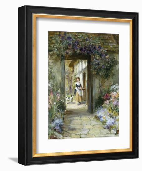 Through the Garden Door-George Sheridan Knowles-Framed Giclee Print