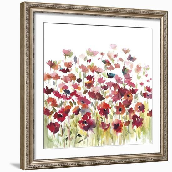 Through the Garden-Rebecca Meyers-Framed Art Print