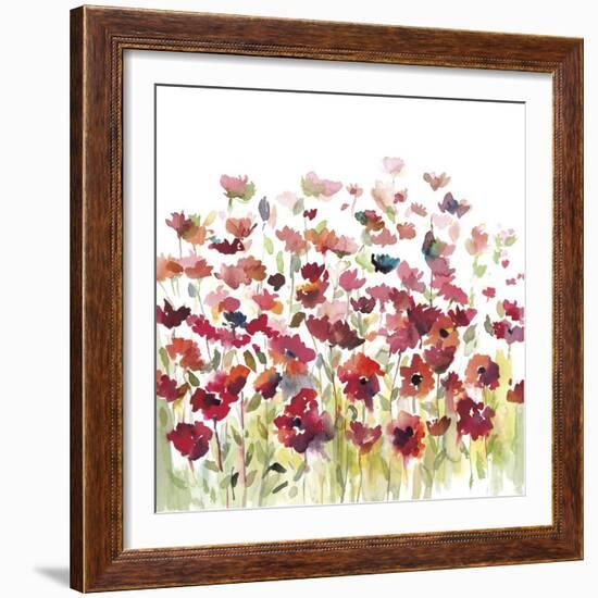 Through the Garden-Rebecca Meyers-Framed Art Print