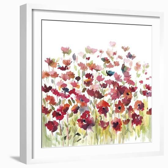 Through the Garden-Rebecca Meyers-Framed Art Print