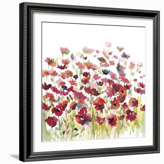 Through the Garden-Rebecca Meyers-Framed Art Print