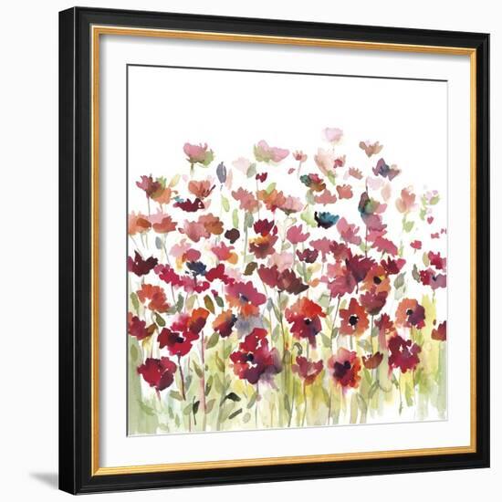 Through the Garden-Rebecca Meyers-Framed Art Print