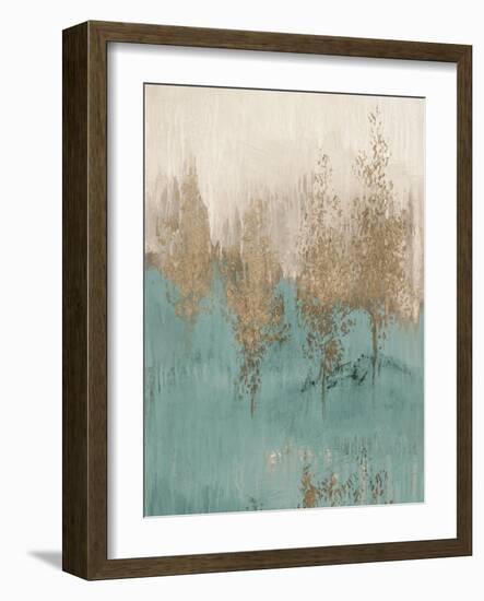 Through the Gold Trees Abstract II-Lanie Loreth-Framed Art Print