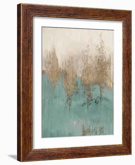 Through the Gold Trees Abstract II-Lanie Loreth-Framed Art Print