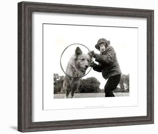 Through The Hoop-null-Framed Art Print