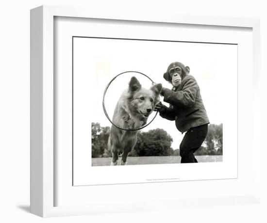 Through The Hoop-null-Framed Art Print