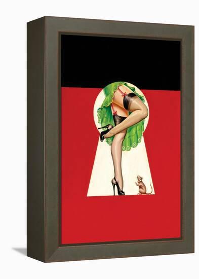 Through the Keyhole-Peter Driben-Framed Stretched Canvas