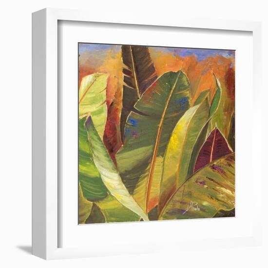 Through the Leaves Square II-Patricia Pinto-Framed Art Print