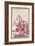 Through the Looking Glass: Scene from Through the Looking Glass-John Tenniel-Framed Art Print