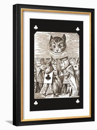 Through the Looking Glass: The Dispute-John Tenniel-Framed Art Print