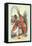 Through the Looking Glass: The Lobster Quadrille-John Tenniel-Framed Stretched Canvas