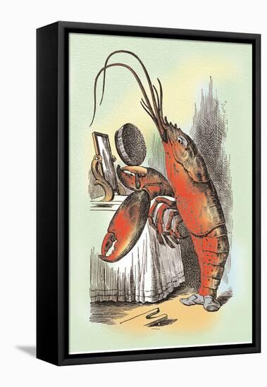 Through the Looking Glass: The Lobster Quadrille-John Tenniel-Framed Stretched Canvas