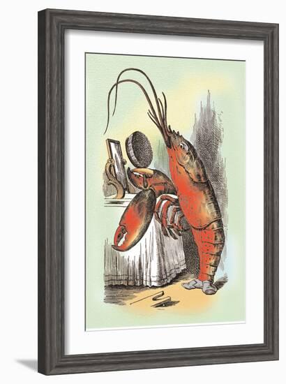 Through the Looking Glass: The Lobster Quadrille-John Tenniel-Framed Art Print