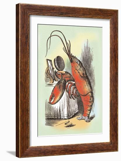 Through the Looking Glass: The Lobster Quadrille-John Tenniel-Framed Art Print