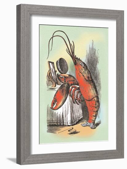 Through the Looking Glass: The Lobster Quadrille-John Tenniel-Framed Premium Giclee Print