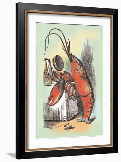 Through the Looking Glass: The Lobster Quadrille-John Tenniel-Framed Premium Giclee Print