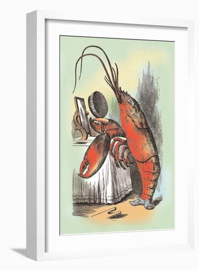 Through the Looking Glass: The Lobster Quadrille-John Tenniel-Framed Premium Giclee Print