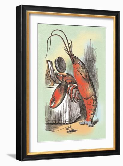 Through the Looking Glass: The Lobster Quadrille-John Tenniel-Framed Premium Giclee Print