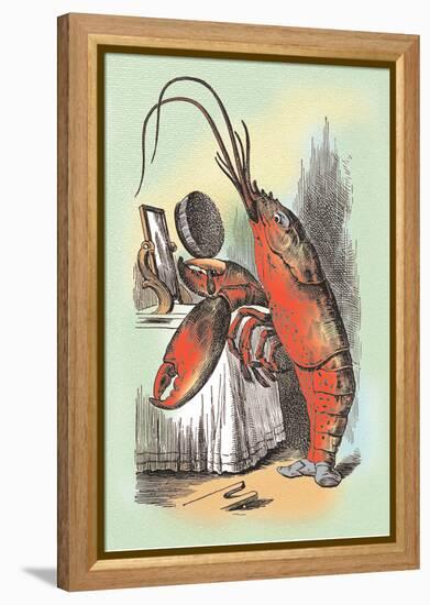 Through the Looking Glass: The Lobster Quadrille-John Tenniel-Framed Stretched Canvas