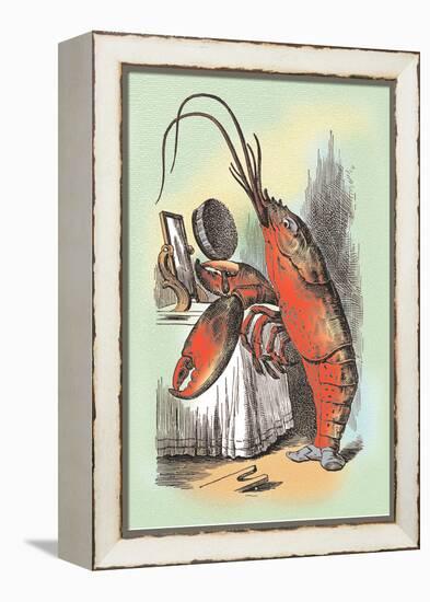 Through the Looking Glass: The Lobster Quadrille-John Tenniel-Framed Stretched Canvas