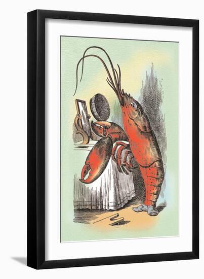 Through the Looking Glass: The Lobster Quadrille-John Tenniel-Framed Art Print