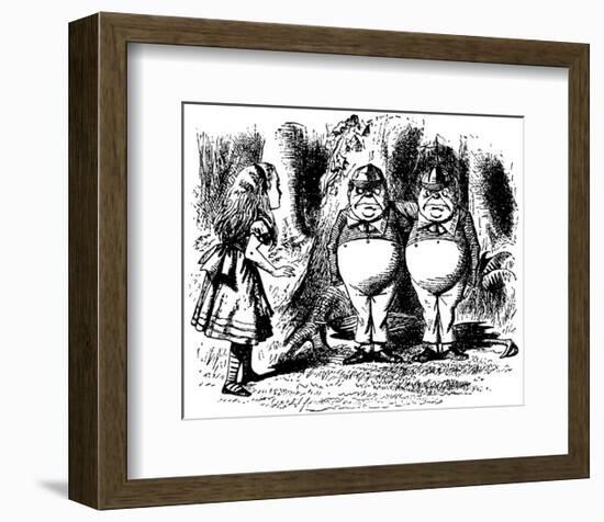 Through The Looking Glass-John Tenniel-Framed Premium Giclee Print