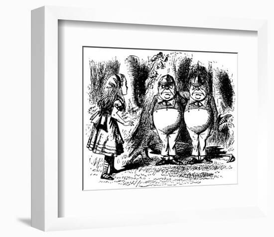 Through The Looking Glass-John Tenniel-Framed Premium Giclee Print