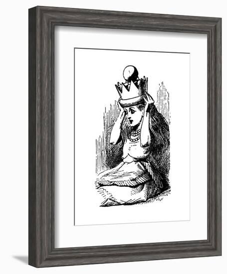 Through The Looking Glass-John Tenniel-Framed Premium Giclee Print