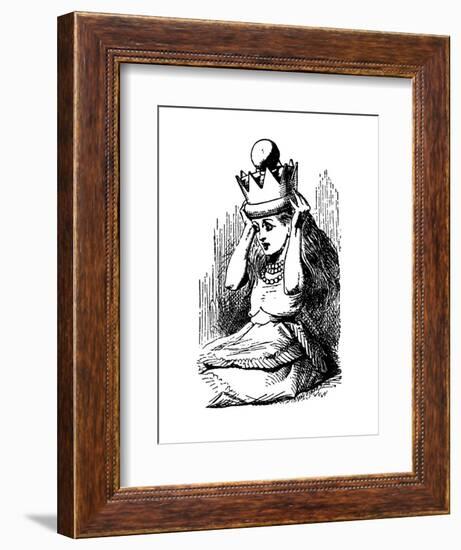 Through The Looking Glass-John Tenniel-Framed Premium Giclee Print