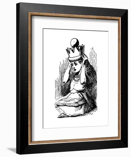 Through The Looking Glass-John Tenniel-Framed Premium Giclee Print