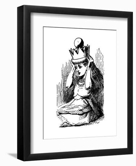 Through The Looking Glass-John Tenniel-Framed Premium Giclee Print