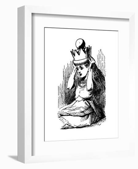 Through The Looking Glass-John Tenniel-Framed Premium Giclee Print