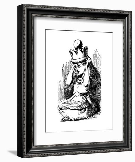 Through The Looking Glass-John Tenniel-Framed Premium Giclee Print