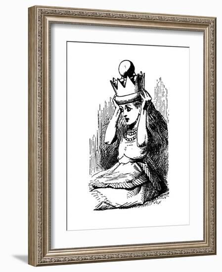 Through The Looking Glass-John Tenniel-Framed Premium Giclee Print