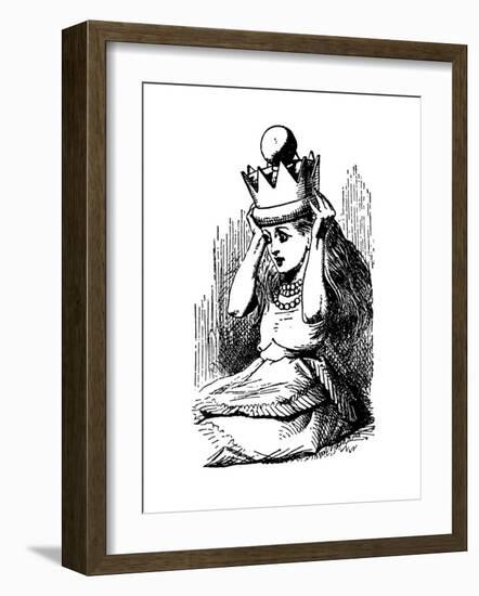 Through The Looking Glass-John Tenniel-Framed Premium Giclee Print