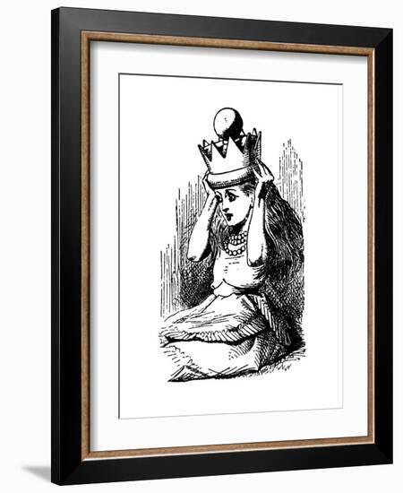 Through The Looking Glass-John Tenniel-Framed Premium Giclee Print